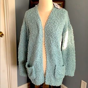 Pink Republic Popcorn Cardigan sz Large